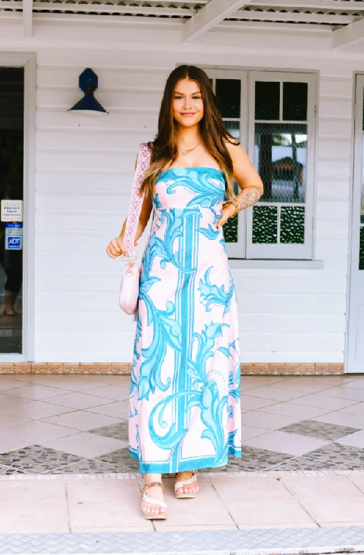 Comfortable Women's Clothes Big Discounts Zanya Maxi Dress Aqua