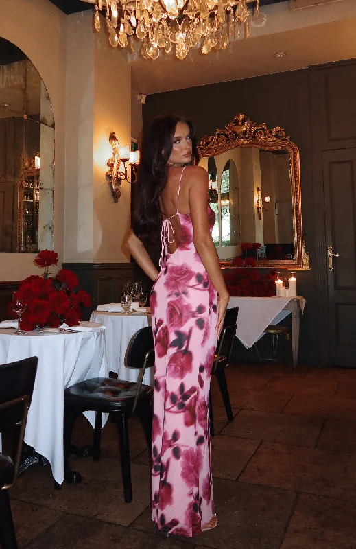 Women's Vintage Attire Hot Styles Lost Stars Maxi Dress Blush Romance