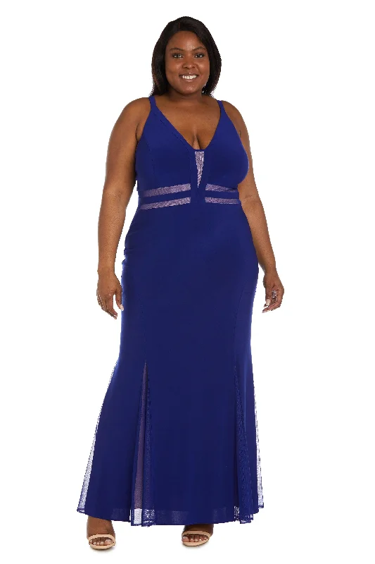 Comfortable Lounge Clothing Special Occasion Wear Nightway Plus Size Long Formal Evening Dress 22033W