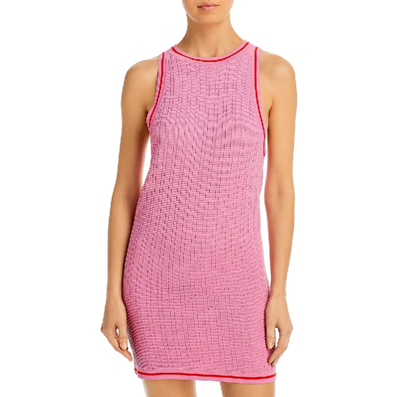 Women's Vintage-Inspired Outfit Effortless Comfort Womens Smocked Sleeveless Shift Dress Women's Vintage-Inspired Outfit Effortless Comfort Womens Smocked Sleeveless Shift Dress
