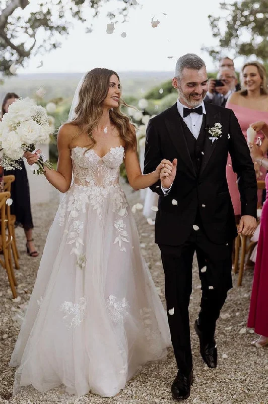 Women's Functional Outdoor Garments Effortless Style, Endless Impact A Line Sweetheart Tulle Wedding Dresses with Appliques N062 Women's Functional Outdoor Garments Effortless Style, Endless Impact A Line Sweetheart Tulle Wedding Dresses with Appliques N062