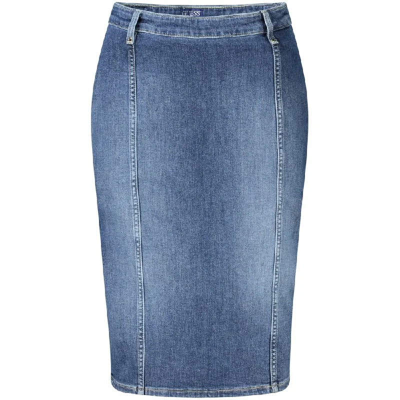 Women's Occasion Wear Clothes Comfort Meets Fashion Guess Jeans  Cotton Women's Skirt