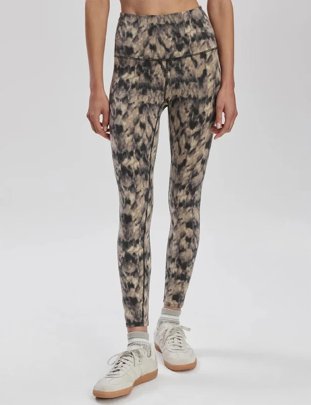 Women's Outfit For The Office Everyday Wear Move Super High Waisted Legging 25" - Clouded Aztec
