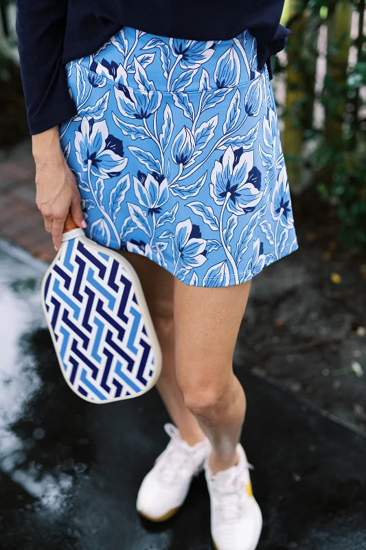 Women's Garments Fast Fashion Favorites The Active Sherri Skort in Blue Blossom