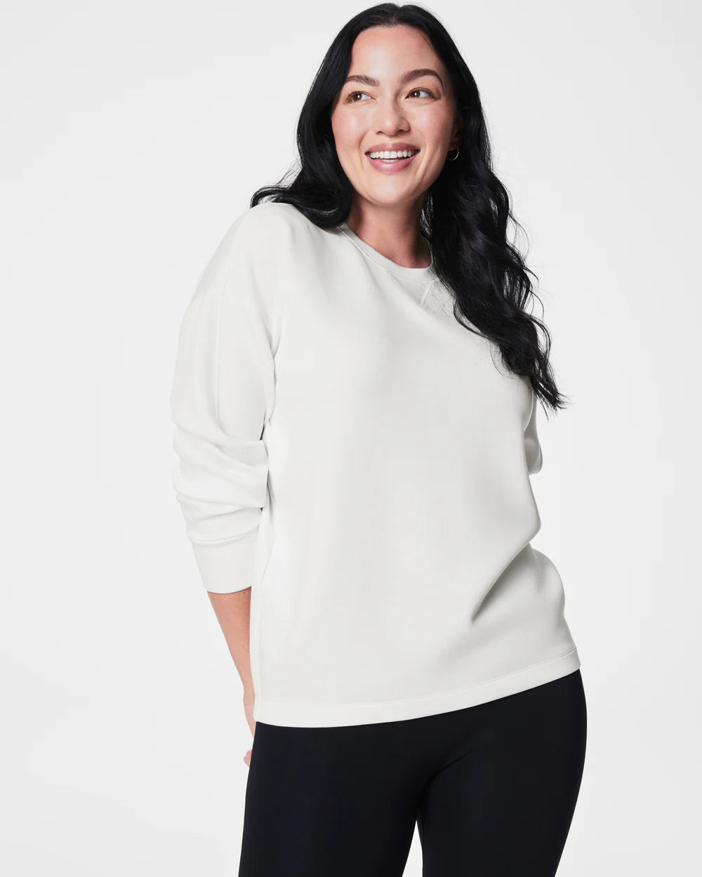 Timeless Women's Clothing Unleash Your Fashion SPANX® AirEssentials Long Crew - Powder