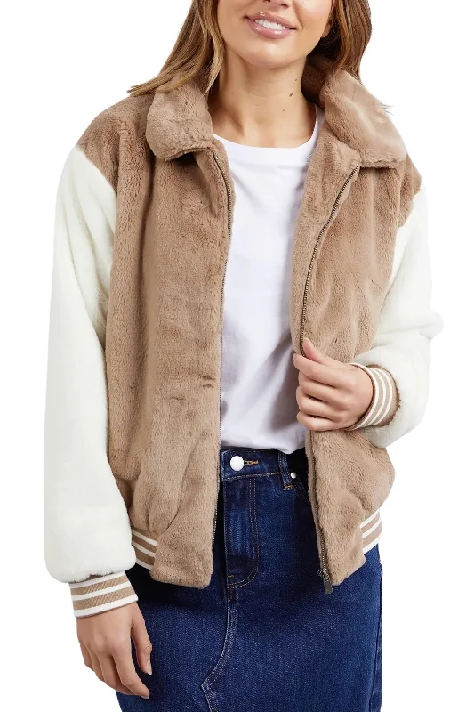 Women's Clothing Vintage Elegance MAE CONTRAST BOMBER - 5532015